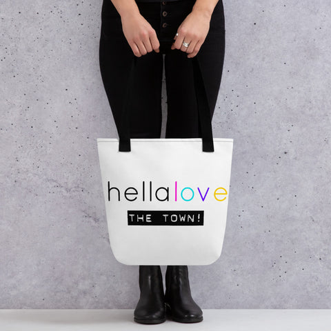 "hellalove The Town" Tote bag